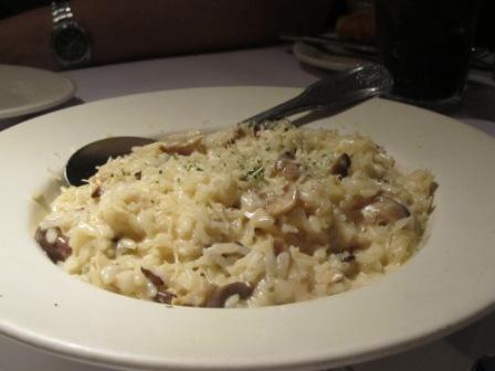 Mushroom risotto