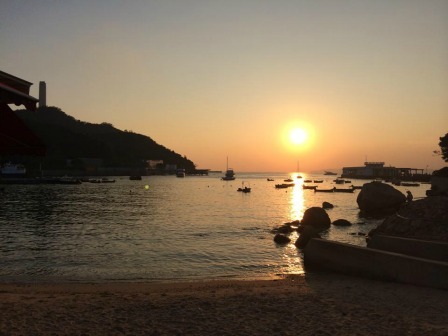 Sunset in Lamma Island, Hong Kong