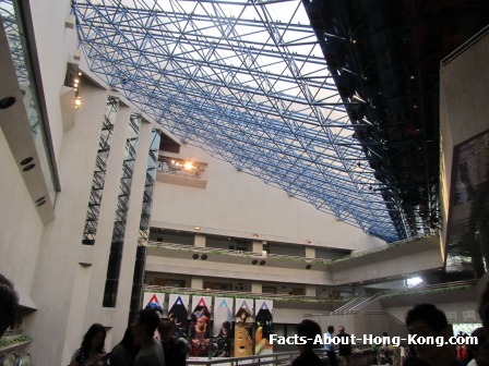 The inside of the Hong Kong Academy for Performing Arts
