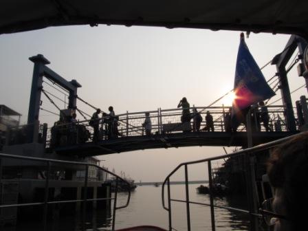 Leaving the Tai O Fishing Village and heading to the ocean for the Chinese Pink Dolphins watch