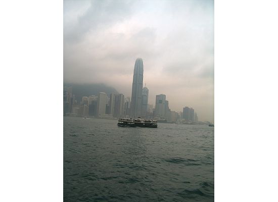 Hong Kong Star Ferry in the Victoria Harbou