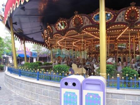 Cinderella Carousel in Hong Kong Disneyland Fantasyland