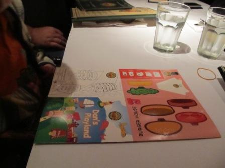 Hong Kong American Restaurants Food kid menu and activities