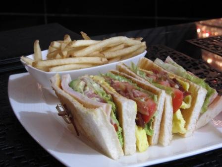 One of my younger sisters ordered this club sandwich
