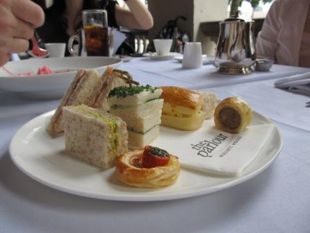 The Parlour also served 3-tier pastry for high tea like the Peninsula Hotel Hong Kong.  This is one of the tiers.