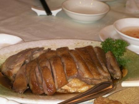 Chiu Chow Braised Goose.  The sauce is the most critical ingredient to prepare this dish.  Every family has its own recipe.