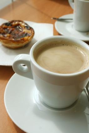 Pasteis de nata (a traditional Portuguese egg tart), a Hong Kong Portuguese restaurant food