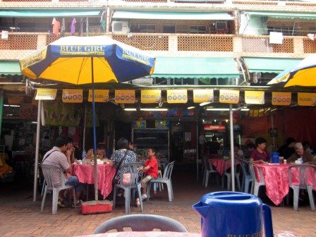 A seafood restaurant in Cheung Chau, Hong Kong