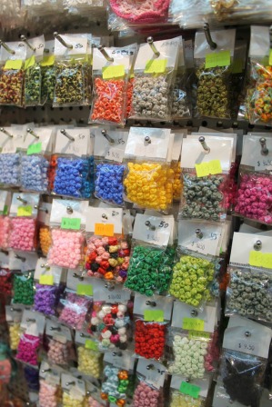 Beads sold in Yu Chau Street