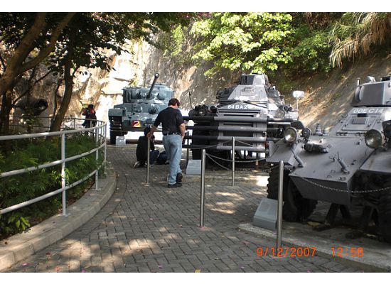 More tanks at the entrance