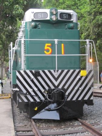 One of the old trains preserved in the Hong Kong Railway Museum. Feel free to get in there to check out the setup in the past