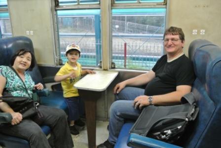 We were in one of the old trains at Hong Kong Railway Museum