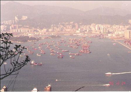 Hong Kong Skyline - Lookout from the Peak, Eastern Kowloon