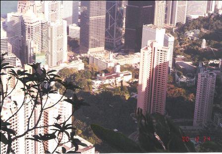 Hong Kong Skyline - Lookout from the Peak, Former Governor's House