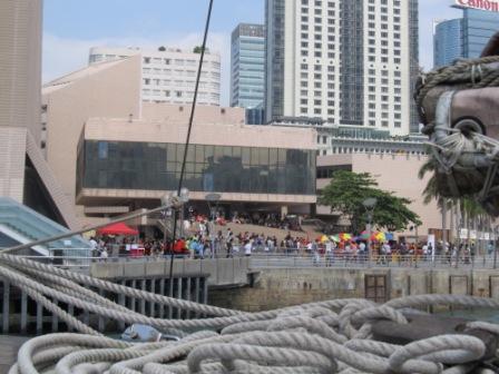 We were about to get off the boat