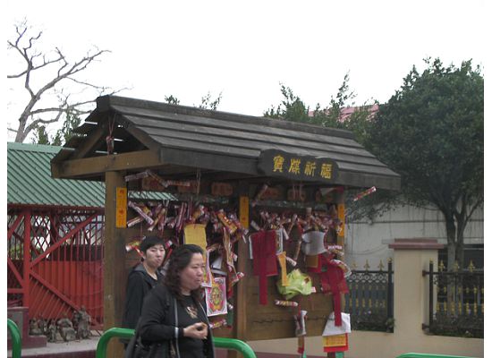 Hong ong Lam Tsuen Wishing Tree Worship