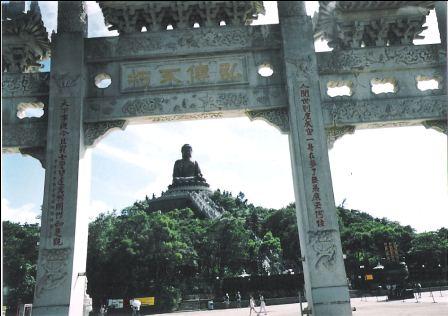 Another angle to view the Hong Kong Giant Buddha