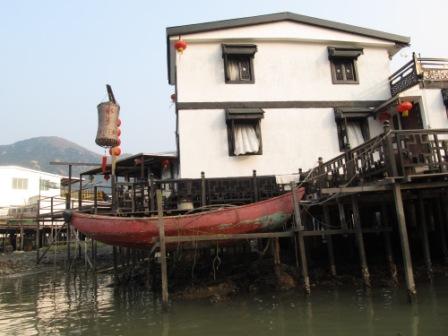 The most beautiful house in the Tai O Fishing Village, Hong Kong Lantau Island Tour