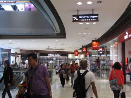 Inside the Ngong Ping Citygate Outlets Mall