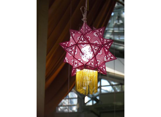A small Chinese New Year lantern