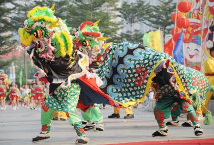 Hong Kong Chinese New Year Lion Dance