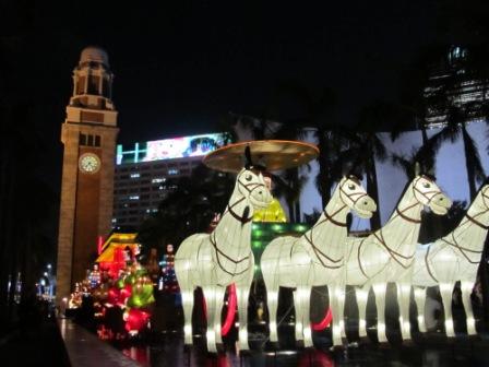 The Terra Cotta lantern exhibition in front of the Tsim Sha Tsui Hong Kong Art Centre.  Are they gorgeous?