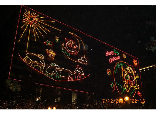 Christmas and Chinese New Year lighting is one of the annual entertainment to many Hong Kong people