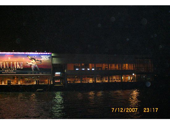 Hong Kong Star Ferry Pier at nigh