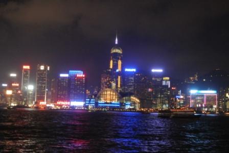 Hong Kong Skyline/Symphony of Lights in Wanchai
