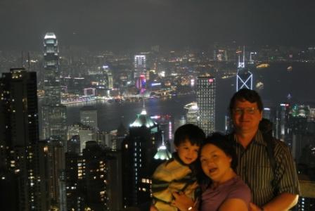 At the Hong Kong Victoria Peak