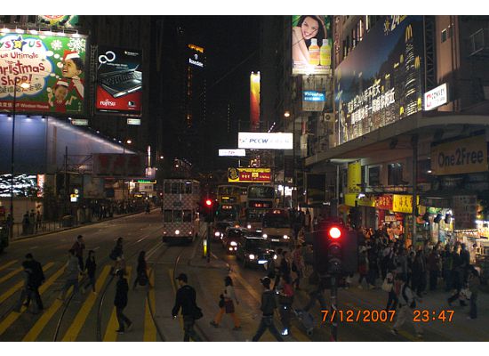 Shopping Late at Night in Hong Kon